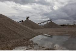 Photo Textures of Background Gravel Mining